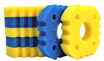AquaOne Ersatzschwämme Druckteichfilter CPF-500 Teichfilter Filter Ersatzschwamm Set Bachlauf UVC Klärer Filter Teich Lampe Klar