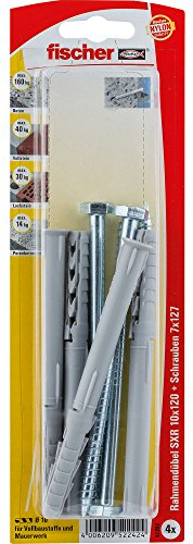 Fischer Rahmendübel SXR 10 x 120 SS K SB-Karte, 4 x 6-kt-Schraube 7 x 127, 052242