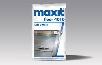 maxit floor 4010 Fließspachtel | 25kg | Zement-Bodenspachtelmasse | Fließspachtelmasse, Spachtelmasse für Schichtdicken von 1-6 mm | schleifbar | ab 2mm stuhlrollengeeignet