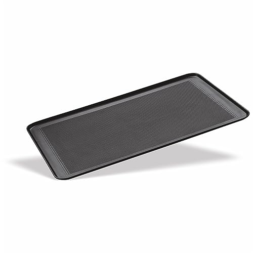 Plaque à Pâtisserie Perforée Bord 45° en Aluminium Anti-Adhésif L 40 à 60 cm - Pujadas - - Aluminium