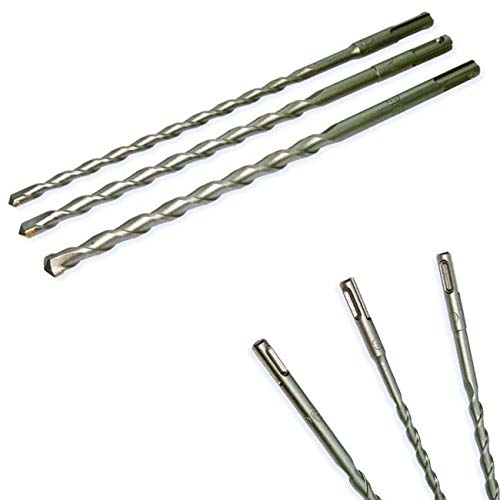 SDS Plus Steinbohrer Betonbohrer 3tlg 26cm lang Ø 8-10-12mm