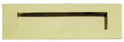 Solid Brass 10 x 3 VictorianLetter Plate