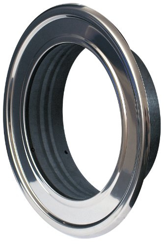 Wandrosette Wandflansch Rosette Ø 120 mm 12 cm RMN chrom rostfrei Flansch Alu-Flex-Rohr Thermoflex Flexrohr Aluflex Metallflansch Edelstahl Hitzebeständig