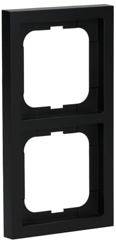 Busch-Jaeger 1722-885K future linear-Abdeckrahmen 2-fach | Rahmen (Kunststoff (lackiert)) Schwarz Matt future linear 2CKA001754A4420