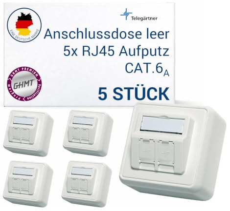 TELEGÄRTNER H02000A0092 Modulaufnahme AP 30° Auslass 100021382
