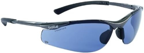 Bolle CONTPSF nylon ram sport tempel med Tipgrip TPE konturglasögon, svart