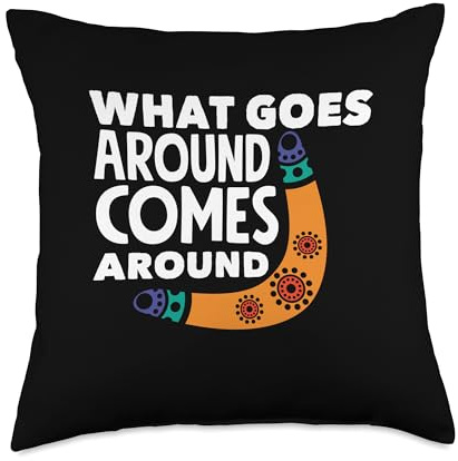 Boomerang Graphic Boomerang Player Boomerang Thrower Sports Throw Pillow