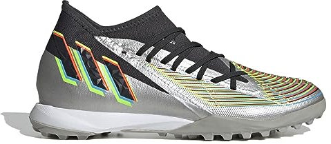 adidas Unisex-Adult Edge.3 Predator Turf Soccer Shoe, Silvmt,cblack,tmsogr, 12