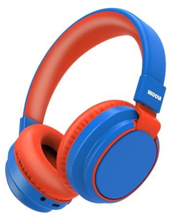 Kids Bluetooth Headphones Wireless Over-Ear,68Hrs,Volume Limit 85/94dB Blue