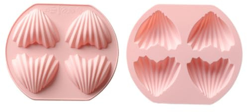 BESTonZON 2 Pièces Moule à Pâtisserie Antiadhésif Moules à Pâtisserie Forme De Cœur Pour Cupcakes Ustensiles De Cuisson