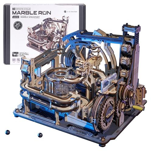 RoWood 3D Puzzles for Adults,Wooden Puzzles for Adults,Marble Run Model Kits,3D Wooden Puzzles Gift