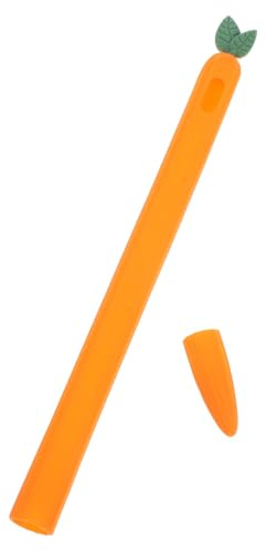 TINEASUR Stifthülle aus Silikon Stiftetui Stiftschutzhülle in Karottenform für Stylus Pencil