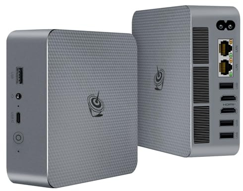 Beelink EQI12 Mini PC,Intel 12th Gen Core i5-1235U (10C/12T,up to 4.4GHz),Mini Computer with 32GB DDR4 RAM 1TB M.2 2280 PCle 4.0x4 SSD,4K Dual Screen Display/WiFi6/BT5.4/USB3.2/Dual Gigabit LAN