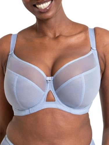 Curvy Kate Balcony Side Support Bra Victory Underwired Womens Ladies Underwear Lingerie Periwinkle Blue Cup Size 36J