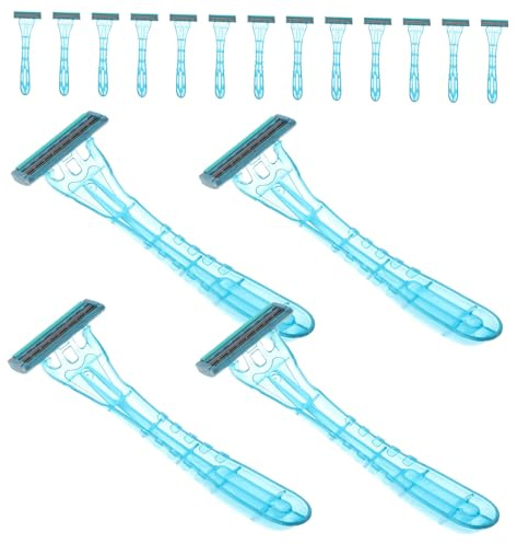 Veemoon Maquinillas De Afeitar Desechables Para Hombre y Mujer 20 Piezas Tamaño Estándar Afiladas Para Afeitado Facial y Corporal Viaje y Hotel