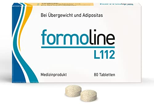 formoline L112: Medizinprodukt mit Wirk-Ballaststoff L112 zur Unterstützung bei Ernährungszielen, Klinisch belegt, Auf natürlicher Basis, Entwickelt in Deutschland, 80 Tabletten