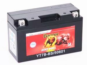 BANNER Motorradbatterie YT7-BBS wartungs