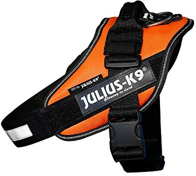 JULIUS K-9 IDC Powergeschirr, Größe: M / 0, UV-Orange, 16IDC-FOR-0
