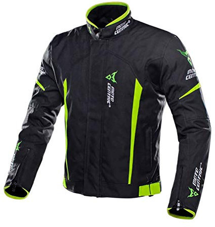 Veste de Moto Sport avec Protections Homologuées CE, Blouson Gilet Thermique Imperméable Respirant pour Racing Tous Les Temps, Autocollant Réfléchissant