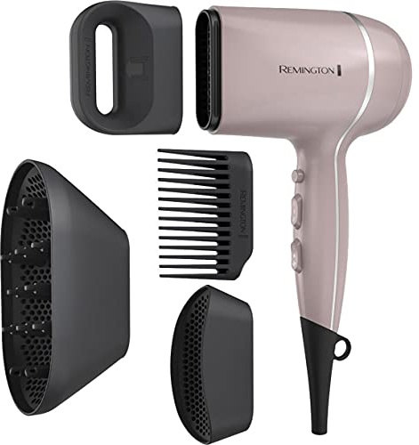 Remington Pro Wet2style Hair Dryer, With Ionic & Ceramic Drying Technology, Mauve, 1875 Watts of Drying Power