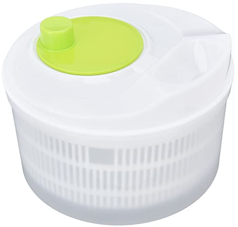 Salatabtropfgestell 3L Großes Fassungsvermögen Multifunktionale Salatschleuder aus Kunststoff Gemüsetrockner Obstwäscher mit Schüssel Sieb