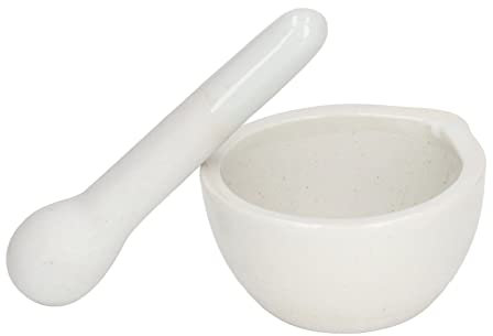 MOUMOUTEN 10 Juegos De Mortero De Cerámica De 60 Ml: Suministros De Laboratorio Confiables Para Moler Finamente Hierbas, Especias, Semillas, Nueces Y Cara Brillante