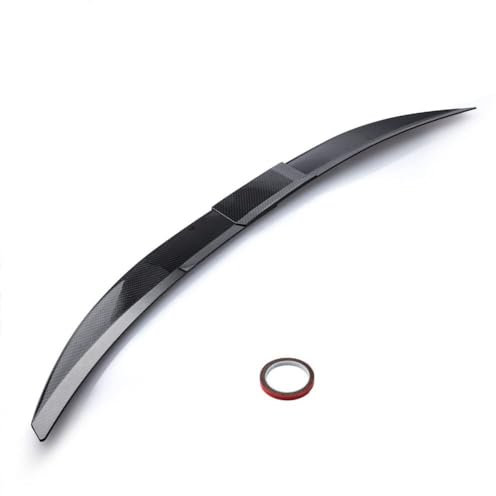 MINIKS 3 Stück ABS Auto Verstellbarer Heckspoiler Heckflügel für BMW E36 3 Series 2-Door, Auto Kofferraum Lippe Spoiler Flügel Dachspoiler Heckflügel Auto Zubehör,A/Carbon Fiber