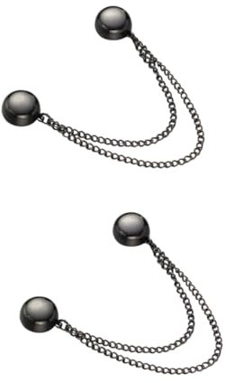 DEARMAMY 2st Magnet Brosche Wäscheklammern Magnetstiftkette Magnetischer Pullover-pin Schalnadel Magnetschnallen Für Kleidung Schalschnallen Druckknopf Für Kleidung Kleiderbrosche Metall