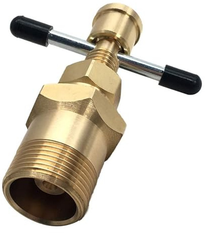 Olive Removal Tool, 15mm and 22mm Solid Brass Pipe Olive Remover Plumbing Puller Tool for Home Repairs and DIY Projects Efficiently Removes Pipe Olives with Ease and Precision Ideal for Plumbs