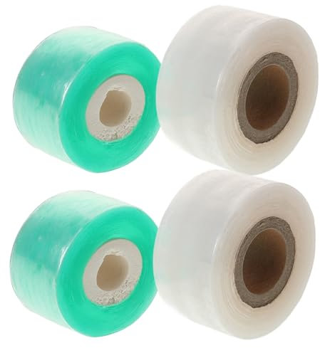 KONTONTY Selbstklebendes Veredelungsband PVC Folie Dehnbar Pflanzenreparaturband Obstbäume Floristik Satinierfolie Garten Anwendung Für Birn- Pfirsich Und Kakibäume