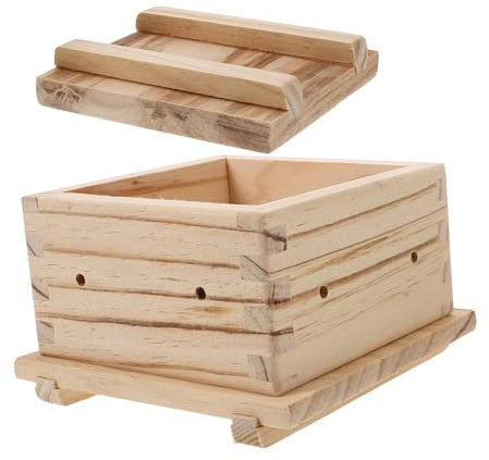 Cabilock Wooden Tofu Press Mold Simple Design for Convenient Tofu Making at Home Material