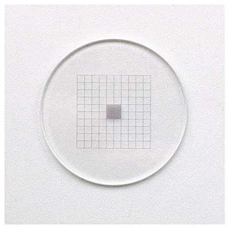 Mikroskop-Zubehör, Nr. 934, 0,1 mm, 1 mm, Raster-Okular-Mikrometer, Durchmesser 20 mm, 24 mm, Haltbarkeit und zuverlässige Leistung (Nr. 934, Durchmesser 20 mm)