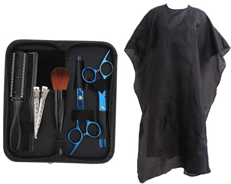 FOMIYES 10stücke Haarschneidemaschine Scheren-werkzeugset Flachschere Haarschneideschere Friseurschere Mit Kämme Haar Dressing Werkzeug Für Friseur Beginners
