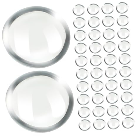 Homoyoyo 200 Pièces Perles Plates Verre Transparent pour Décor de Poissons et Fleurs pour Aquariums et Vases Galets Décoratifs pour Aménagements Floraux et Lining Aquatique