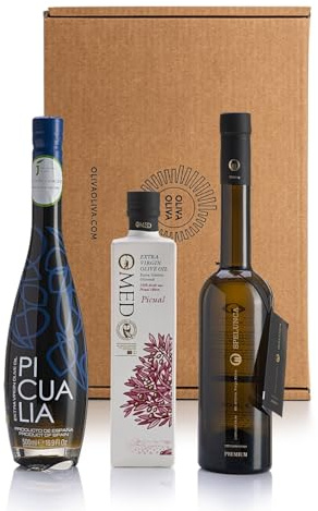 Mejores Aceites Virgen Extra de España 2025 - Caja regalo 3x500 ml