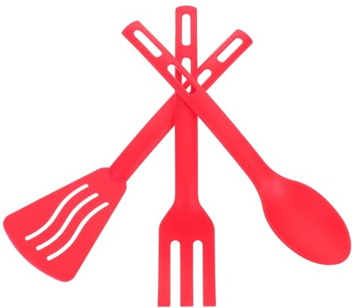 DOITOOL Set Utensili da Cucina Resistenti al Calore in Pp, Design Versatile ed Elegante, Spatola e Cucchiaio Antiaderenti per Cucina Professionale e Casalinga