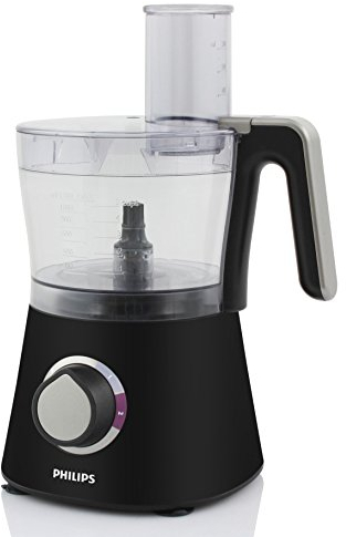 Philips Viva Collection HR7762/90 food processor Viva Collection Food processor HR7762/90, 2 L, Black, Rotary, 1.25 L, 1 m, 0.25 L