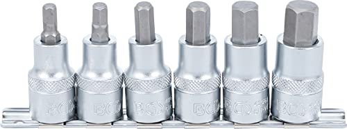 BGS 8887 | Jeu de douilles à embouts | 12,5 mm (1/2) | six pans intérieurs | 6 - 14 mm | 6 pièces