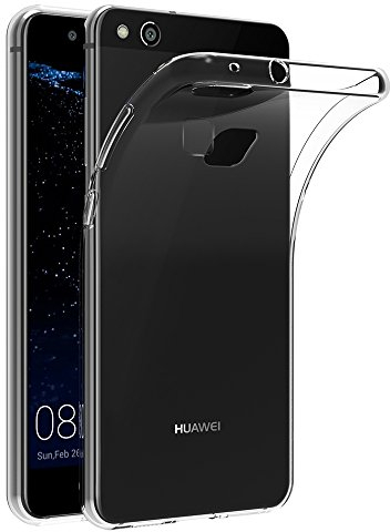 AICEK Huawei P10 Lite Hülle, Transparent Silikon Schutzhülle für P10 Lite Case Crystal Clear Durchsichtige TPU Bumper Huawei P10 Lite Handyhülle 5,2 Zoll