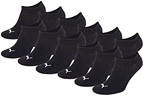 PUMA Unisex Sportsocken 12er Pack (12 Paar, black)