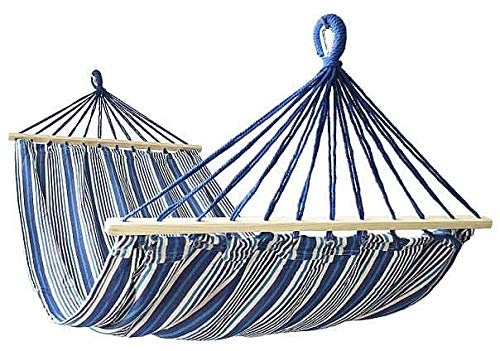 CALTER Hängematte Netz Fiesta 200x100 cm, blau Weiss