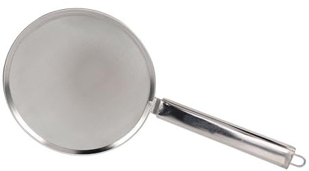 Filtro de Cuchara de Espumadera Superior, Colador de Pantalla de Alimentos de Salvamento de Malla Fina Grande, Espumaderas con Duradero (28 cm/11 pulgadas)