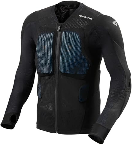 REV'IT! Men's Proteus Adventure Off-Road Motorcycle Protector Jacket (Black - X-Large)
