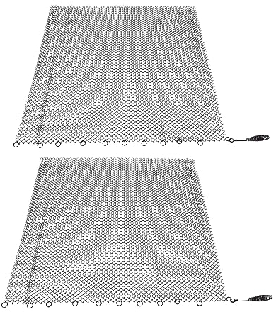 Kamin-Mesh-Screen-Vorhang, Vorhang für Zuhause, Holz für Hinterhof, Kamin, Teppich, Zimmer, Kamin-Mesh-Screen-Vorhang (24 * 20 Zoll)