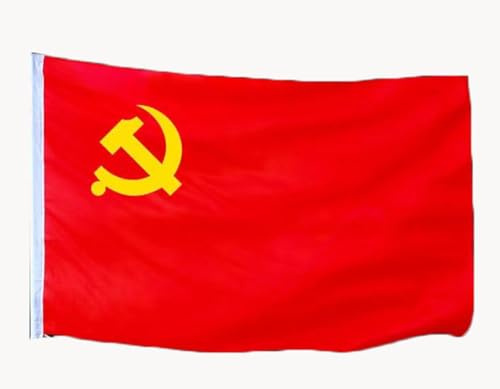 Flagge der UdSSR CCCP Kommunistische Partei Sowjetische Kommunistische Partei, 96 x 144 cm, Polyester, mit Stangendurchzug