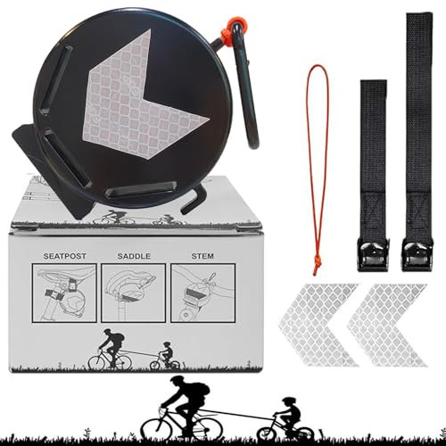 RIXOW Abschleppseil Fahrrad Kinder, 2M Fahrrad Traktionsseil Elastisches, Eltern Kind Fahrrad Abschleppseil Zugsystem, Tragfähigkeit 120kg, Zugseil für MTB, E-Bike, City Bike