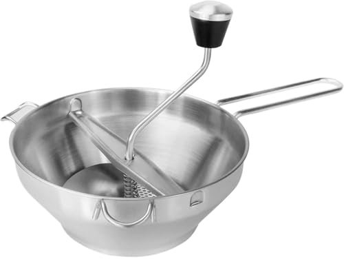 Utensili da cucina per schiacciapatate manuale schiacciapatate schiacciapatate, schiacciapatate professionale, in acciaio inox resistente, utilizzato per frullare e spremere una vasta gamma di frutta