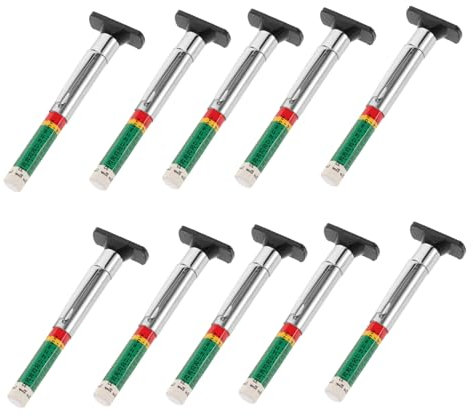 BUGUUYO 10piezas Herramienta De Medición Profundidad Banda Rodadura Indicador De Desgaste