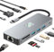 Dalimee USB C auf 3,5 mm Klinke Adapter für iPhone15/16, Kopfhörer & Schnellladen, mit USB, HDTV, Gigabit Ethernet, für Smartphones, Laptops und andere Geräte mit USB-C-Schnittstelle