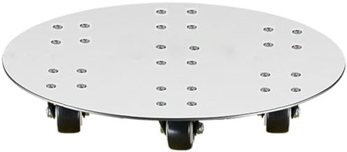 Zdlopteron 20-70cm Carrello per Piante Inossidabile 304 con Ruote bloccabili,Sottovaso Portavasi Interno/Esterno,per Fioriera Casa e Giardino capacità 200KG(Circular,60cm)